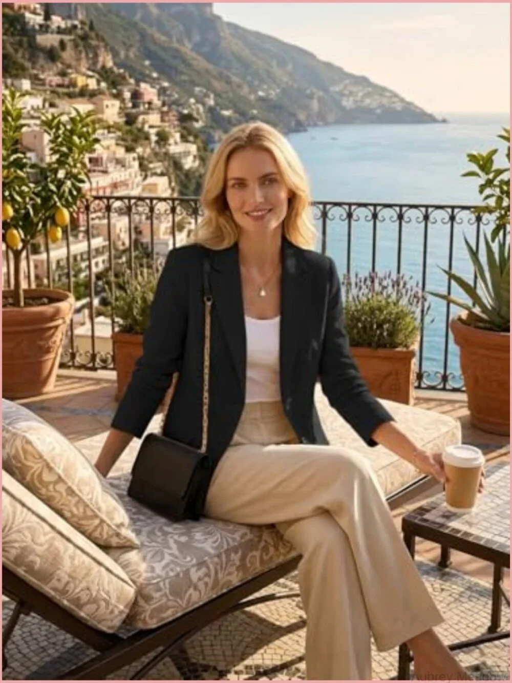 Linen Blazer Women Lightweight Breathable Long Sleeve Business Casual Work